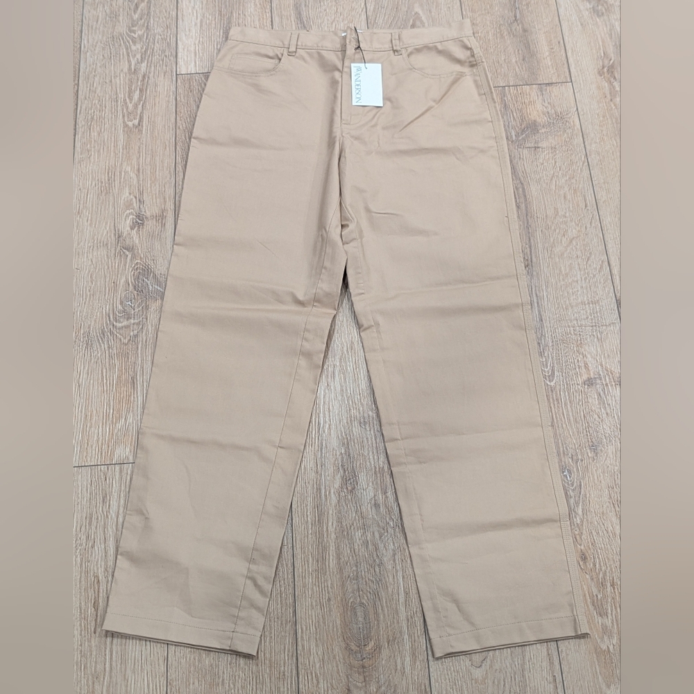 $465 Mens JW Anderson 5-Pocket Workwear Chino Pants Beige 52 US 36
